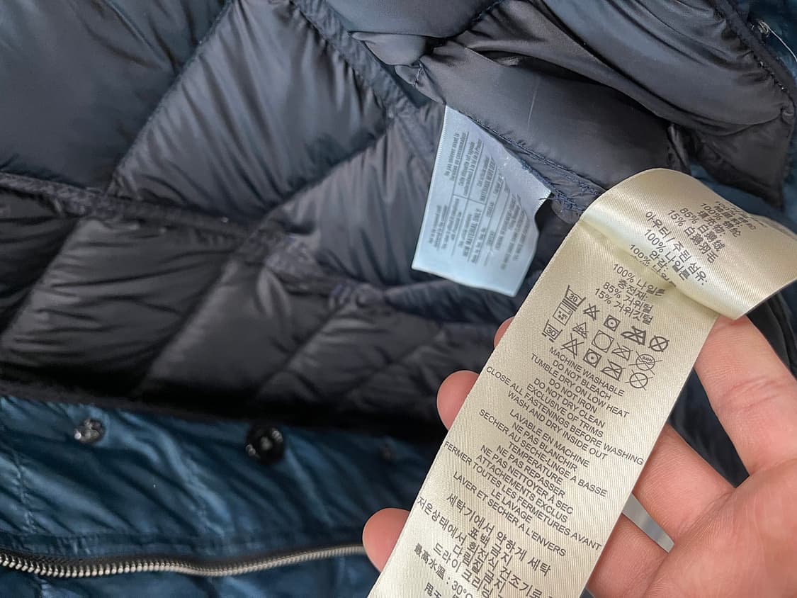 여) 버버리 브릿 틸블루 구스 롱패딩 상품이미지9