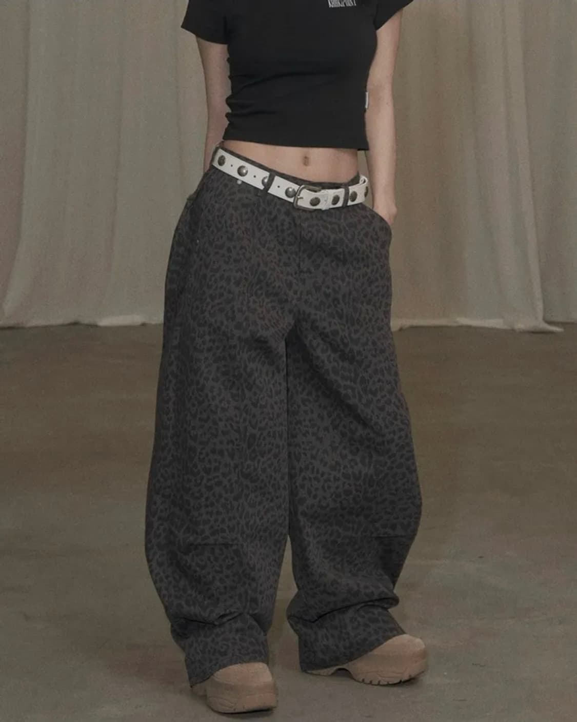 카키포인트 Cotton Balloon Pants (leopard) 상품이미지1