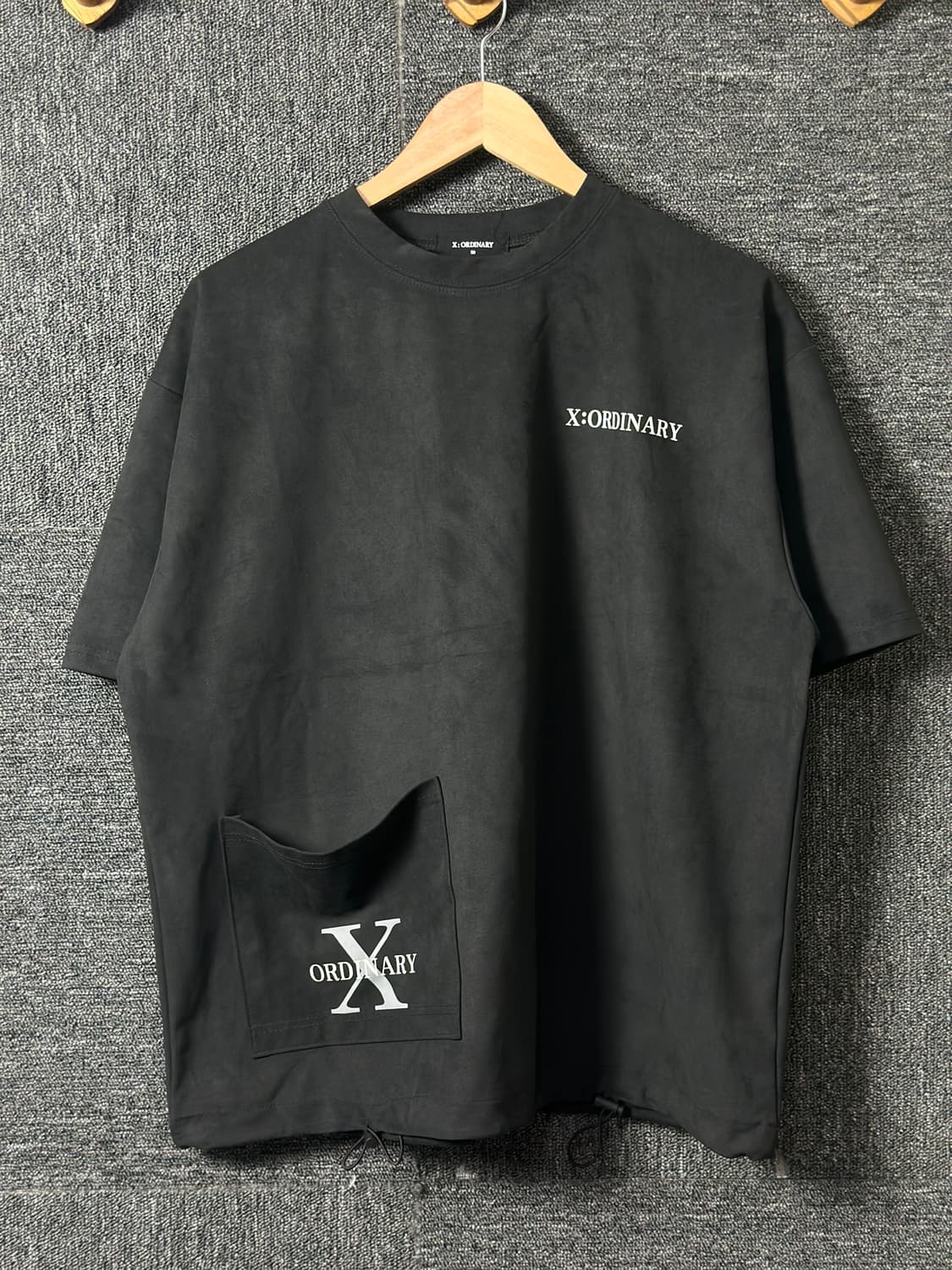 X:ORDINARY 블랙 포켓 반팔티 50 상품이미지1