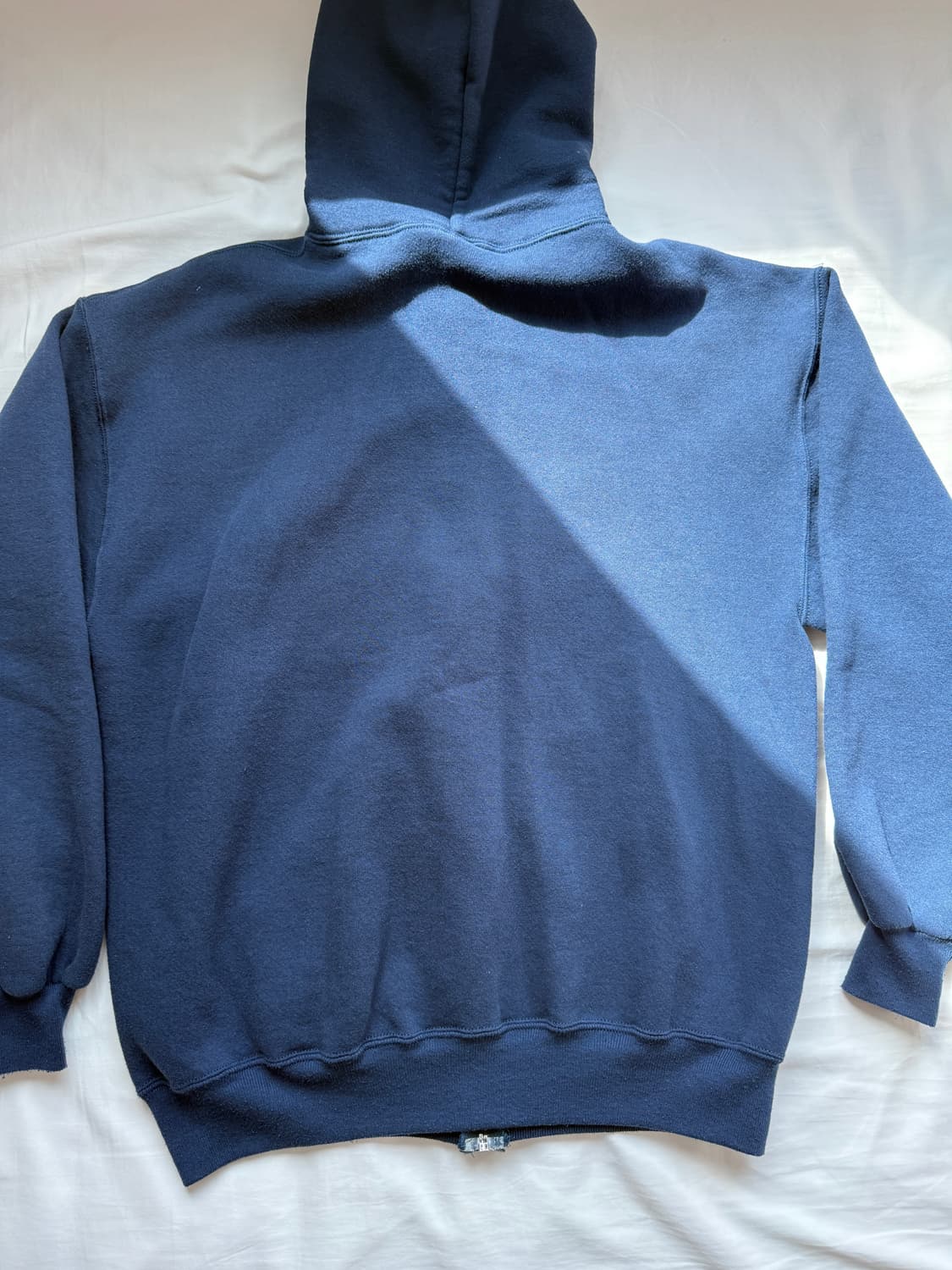 90s USA 러셀 애슬레틱 후드집업 네이비 상품이미지5