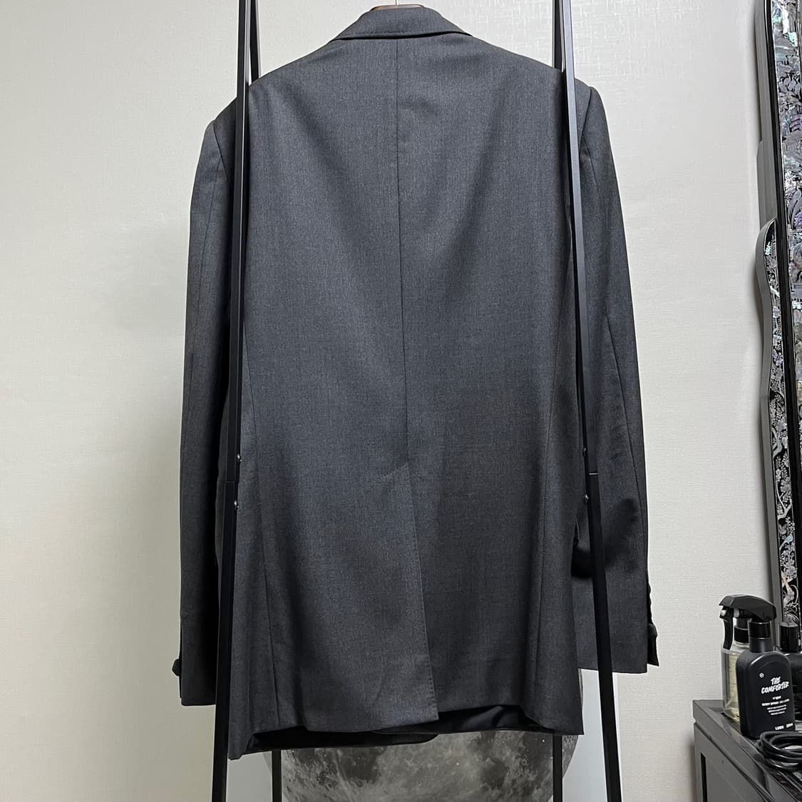 정품 54 R) 입생로랑 리브고쉬 챠콜 투버튼 빈티지 블레이져 자켓 상품이미지2