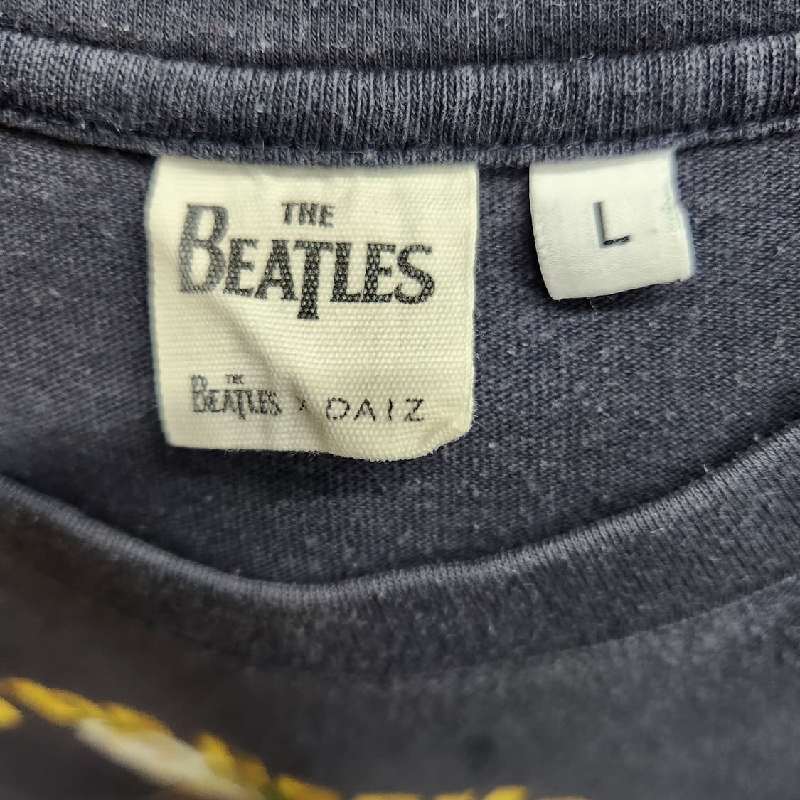 비틀즈 빅 프린팅 반팔티 L(XL) 상품이미지5