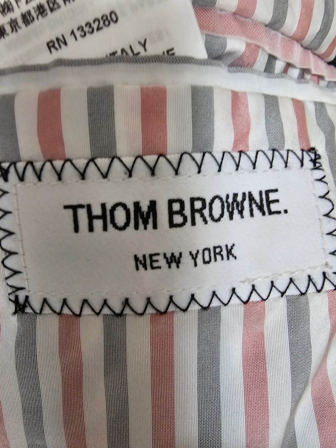 톰브라운 23fw 4바 사선완장 후드 다운필드 롱패딩(4/정품) 상품이미지5