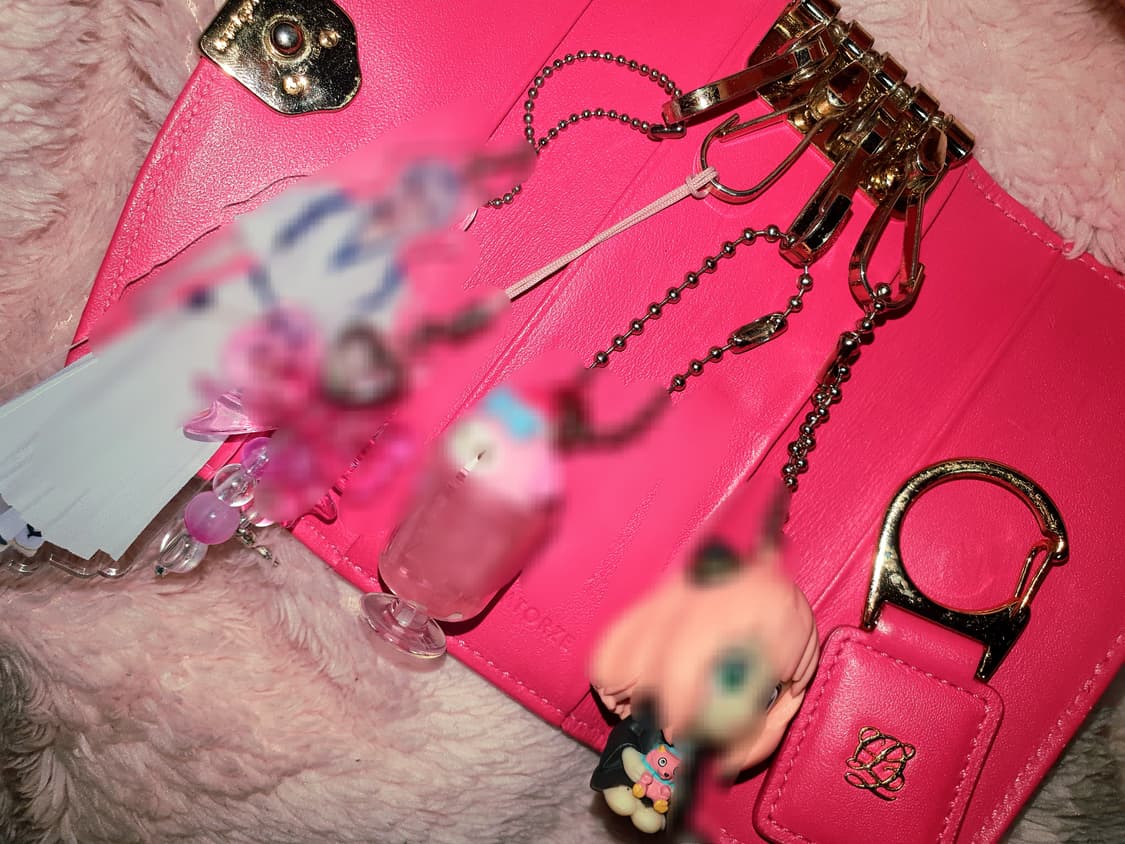 루이까또즈 빈티지 핑크지갑 상품이미지2