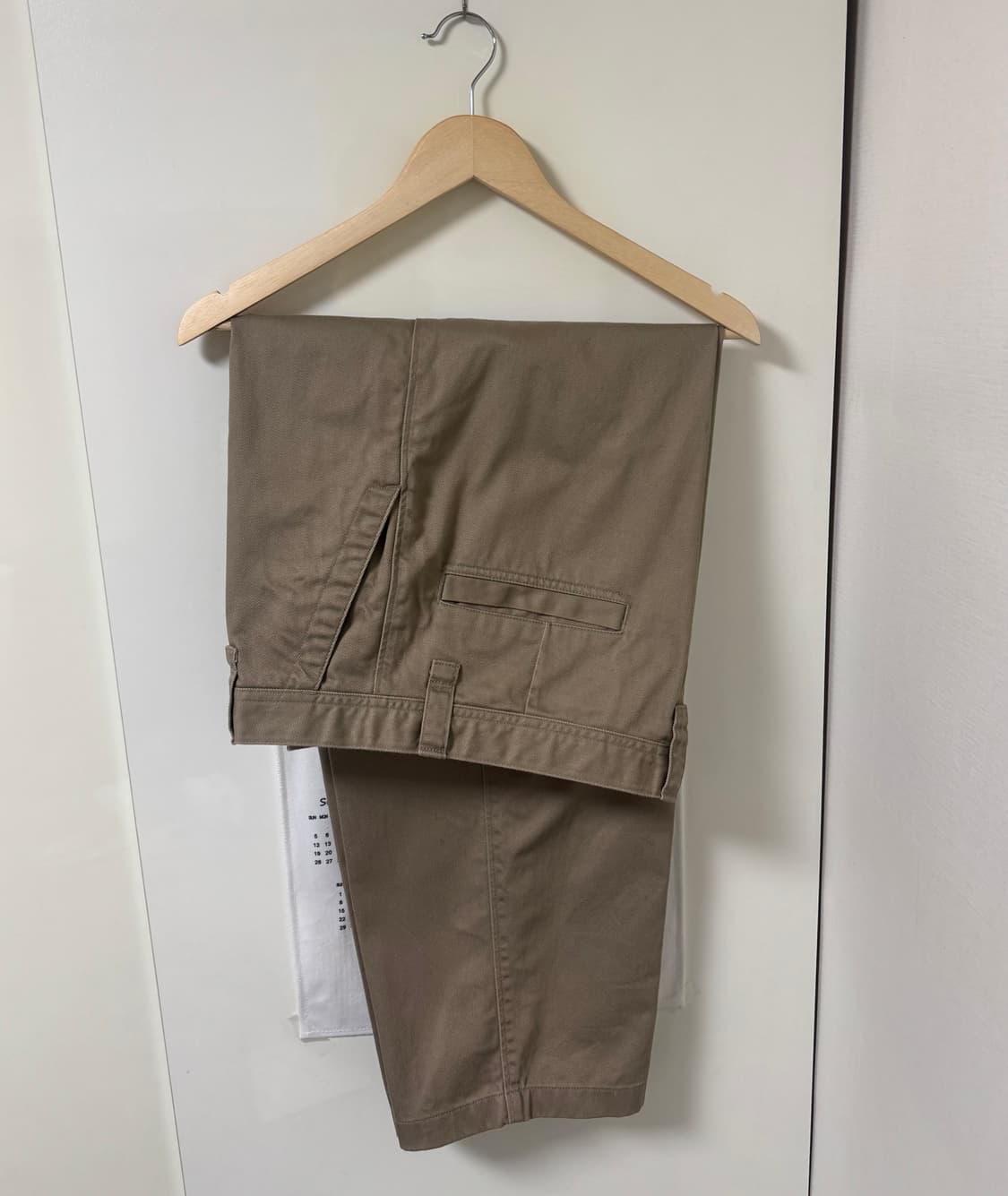 [85]유니클로u 와이드핏치노팬츠 블랙/베이지 일괄 상품이미지2