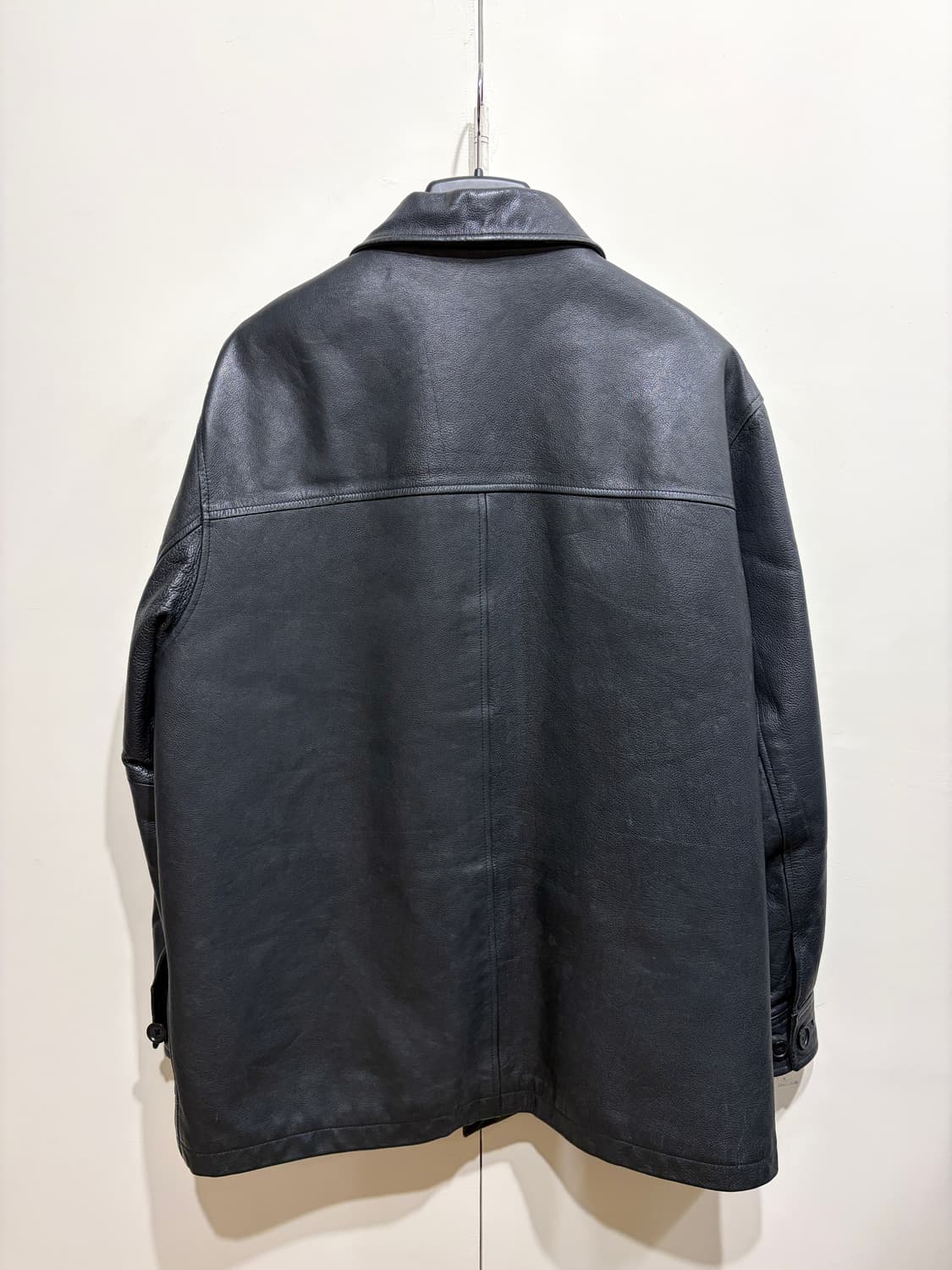 90's GAP 올드갭 레더 카 코트 상품이미지4