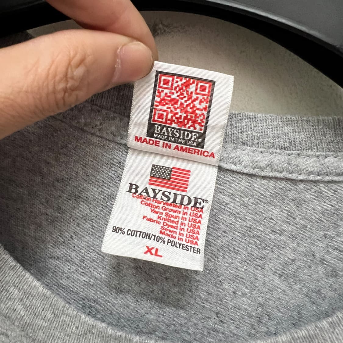Made in USA Bayside US NAVY 빈티지 반팔티 XL 상품이미지4