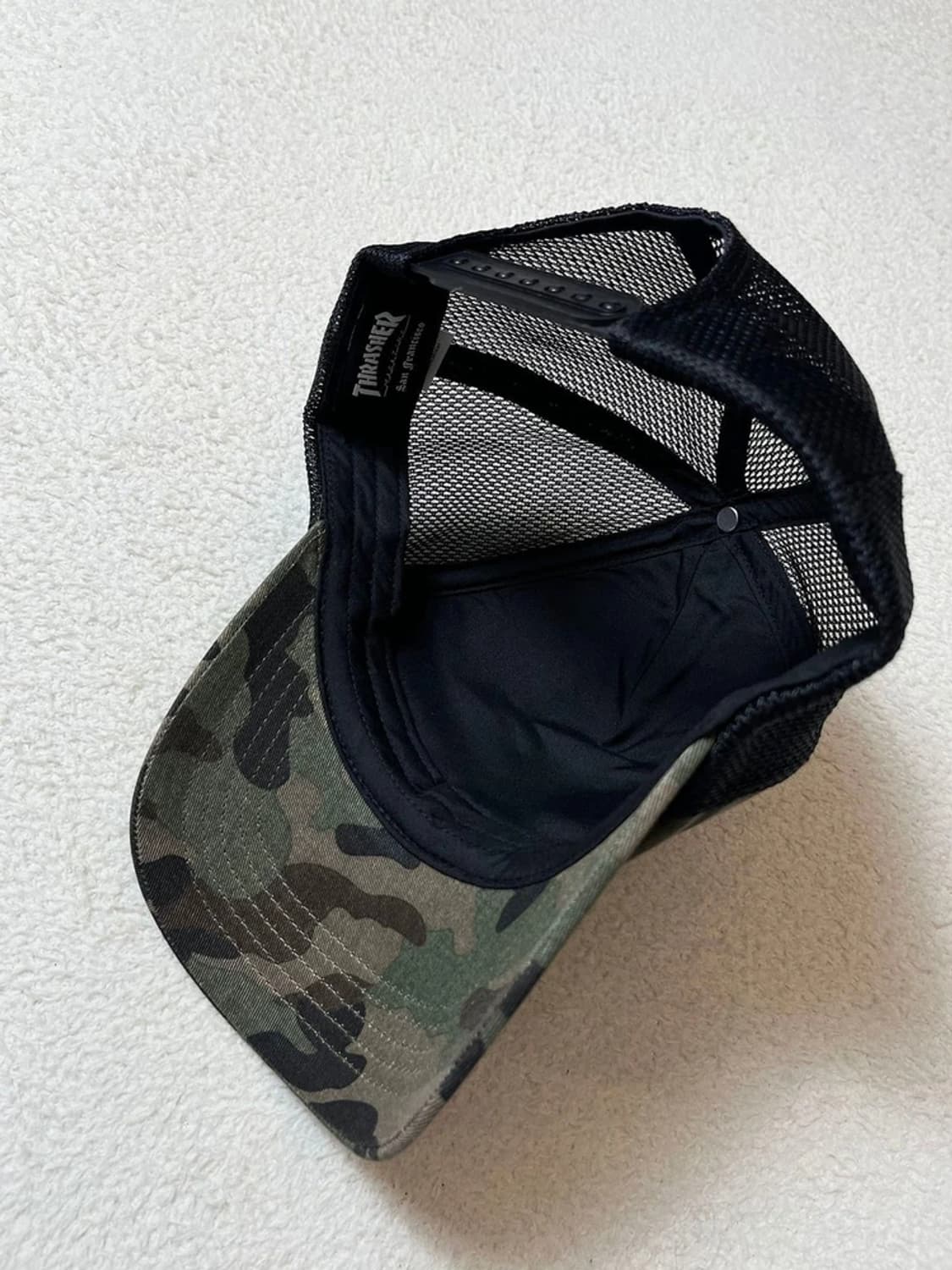 트레셔 25FW 메쉬 코튼 5각 볼캡 카모 A1777 상품이미지4