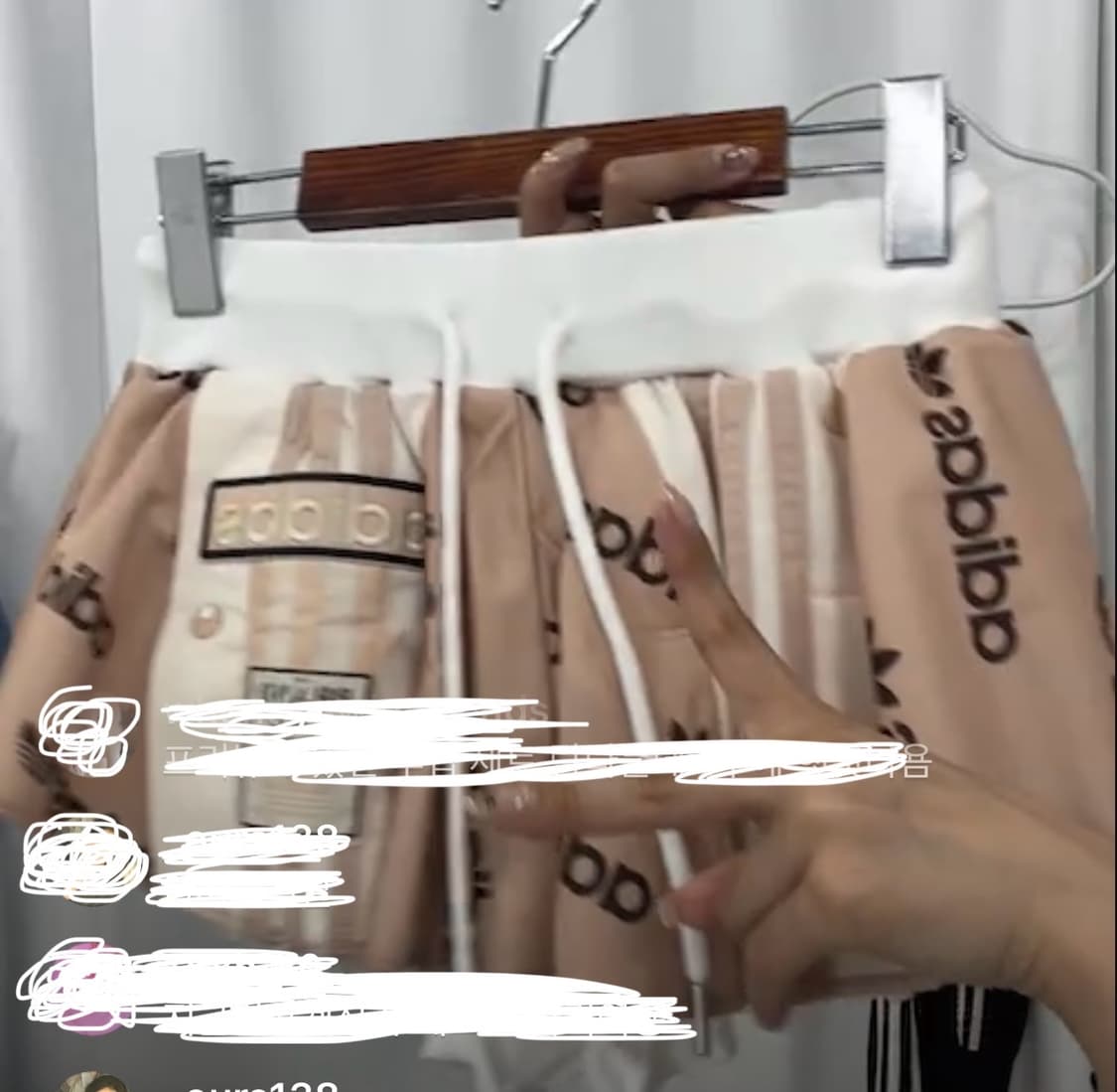 재미삼아 빈티지 베이지 살구 브레이크 미니츄 상품이미지1