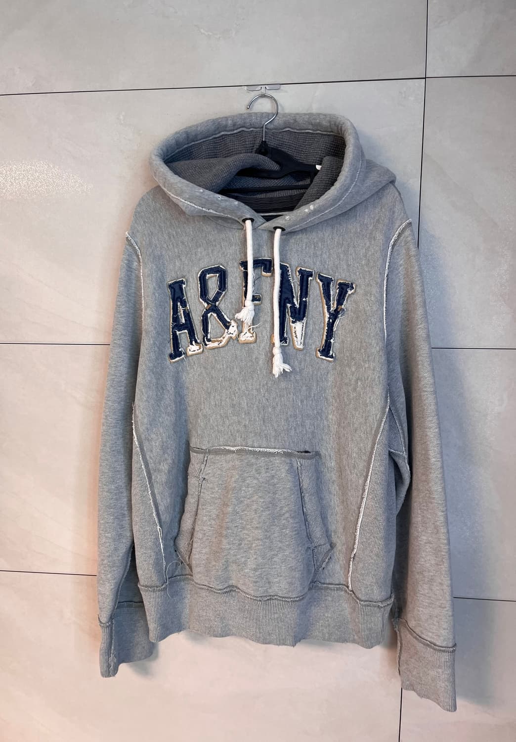 아베크롬비 회색 후드티 A&F [S size] 상품이미지2