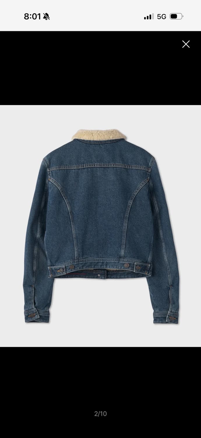 디젤 여성 DE 슬리미 데님 자켓 S 상품이미지2