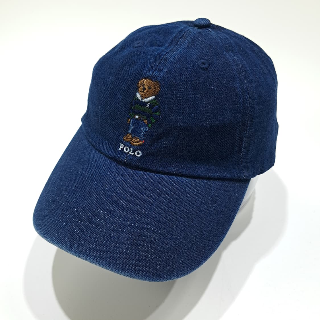 CN997 폴로 랄프로렌 데님 폴로베어 자수 볼캡 모자 상품이미지2