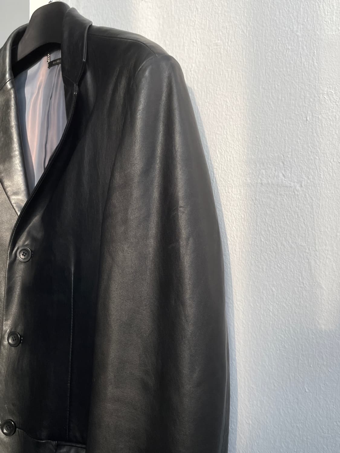 빈티지 양가죽 레더 블레이저 상품이미지6