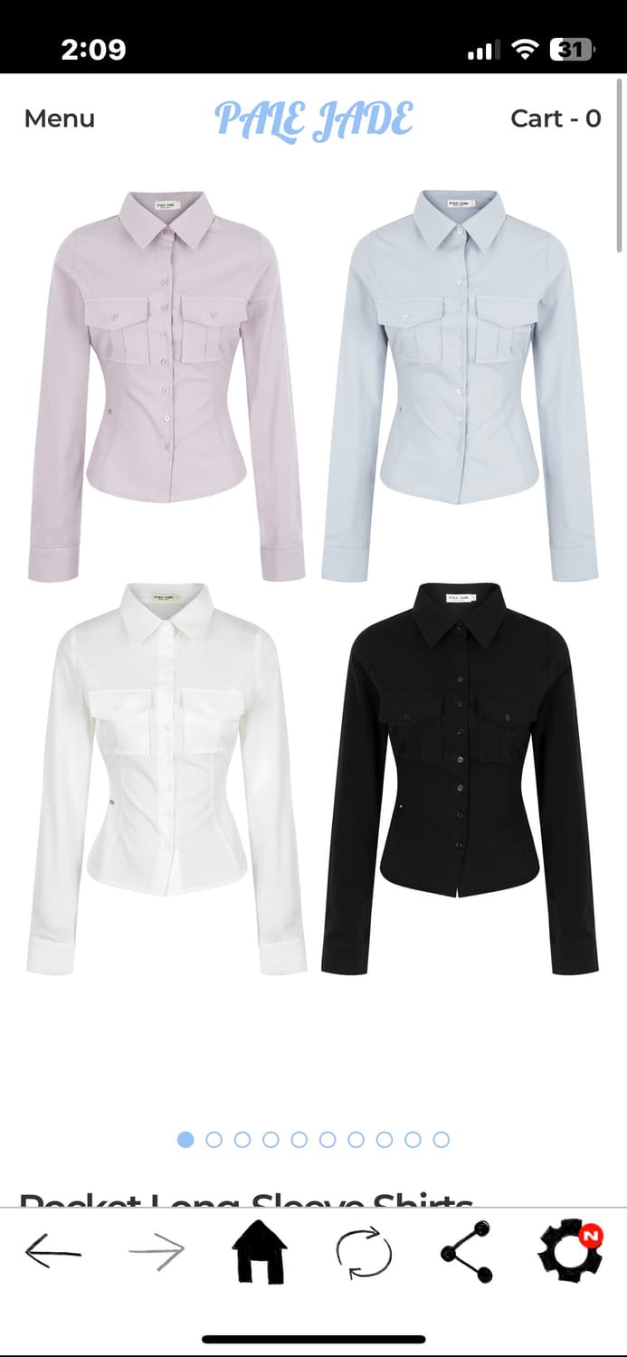 페일제이드 포켓 롱슬리브 셔츠 상품이미지2