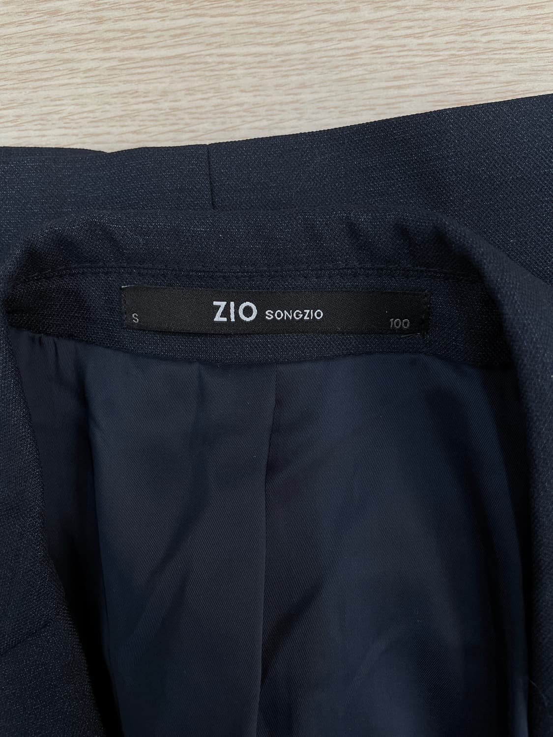 지오송지오 다크 네이비 투버튼 싱글 자켓 상품이미지7