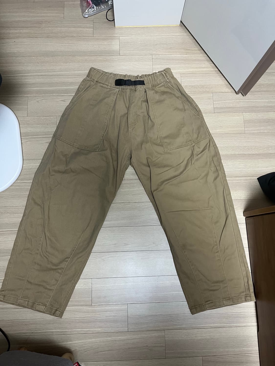 워시드 퍼티그 벌룬 코튼 팬츠 상품이미지1