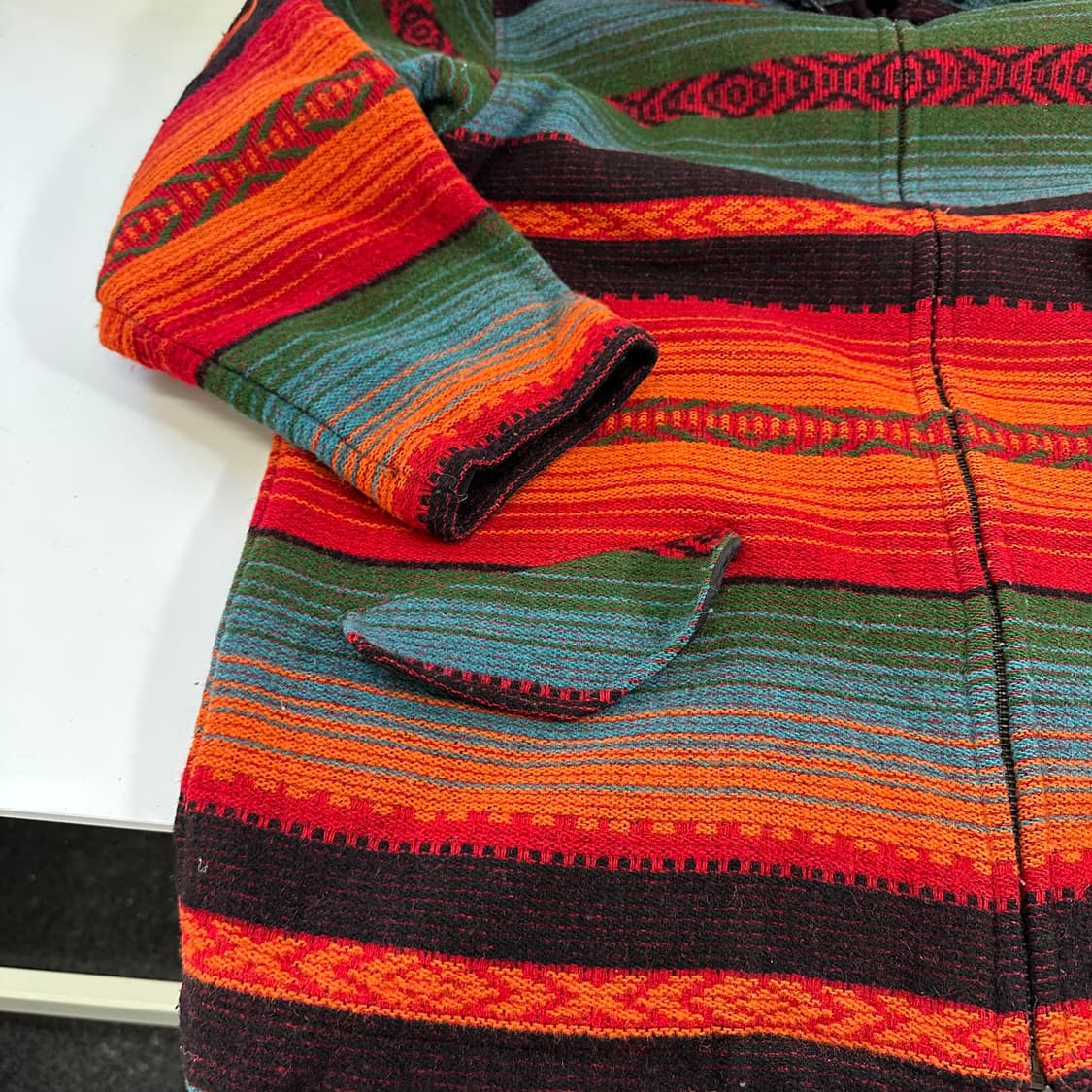 L 울리치 USA 패턴 후드 울자켓 상품이미지6