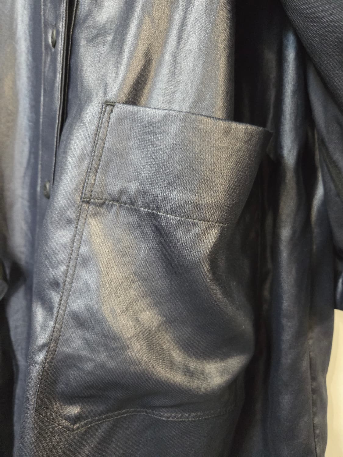 G-Star RAW 네이비 민소매 셔츠 원피스(M) 상품이미지3