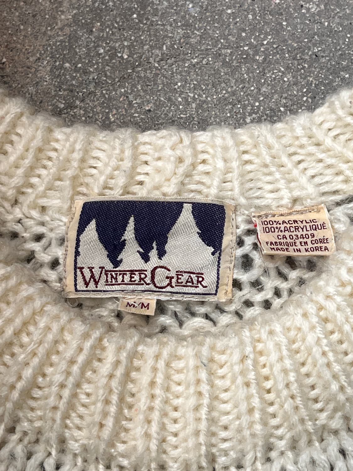 90’s 아크릴 에스닉 니트 상품이미지5