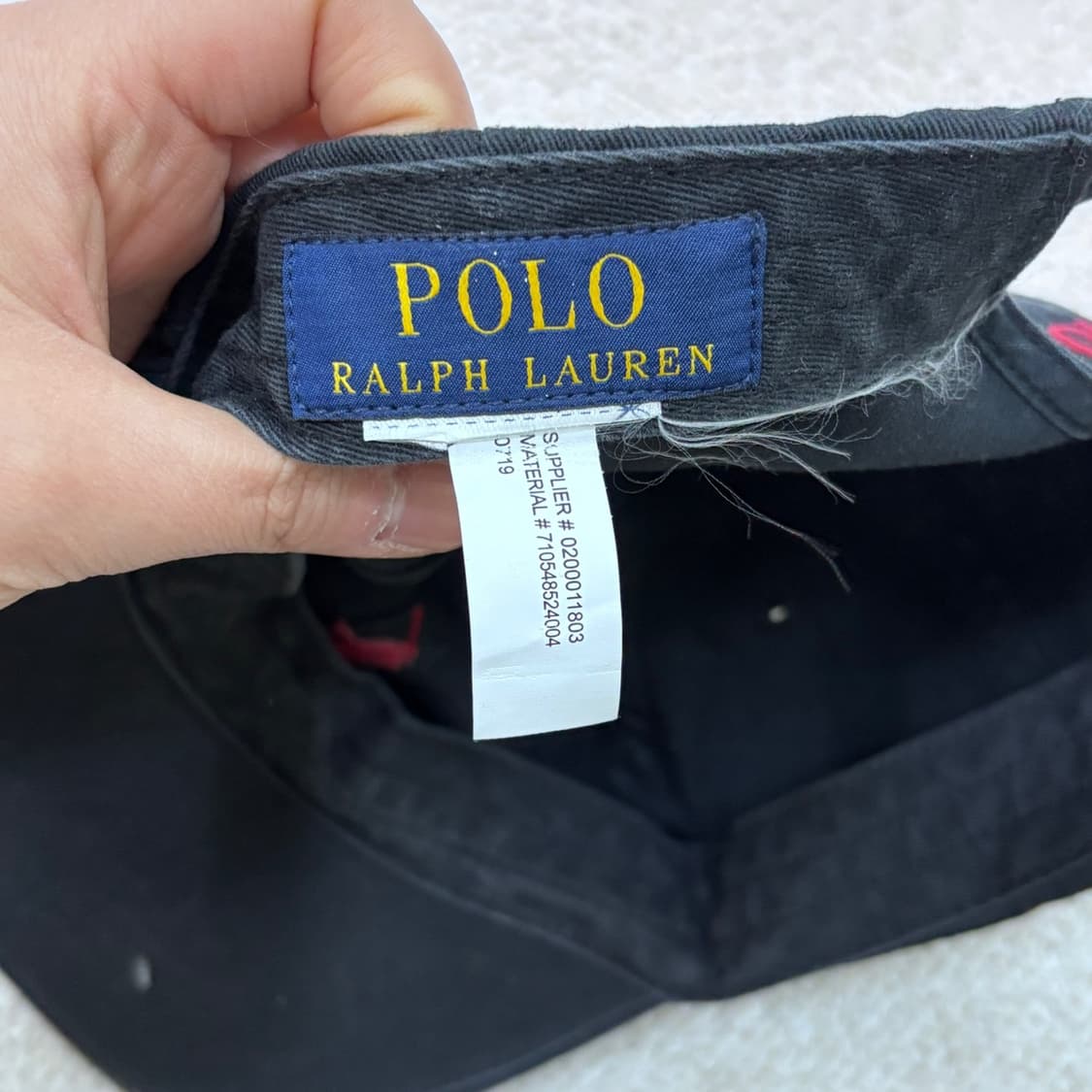 F 폴로랄프로렌 코튼 치노 볼캡 0407E2 상품이미지6