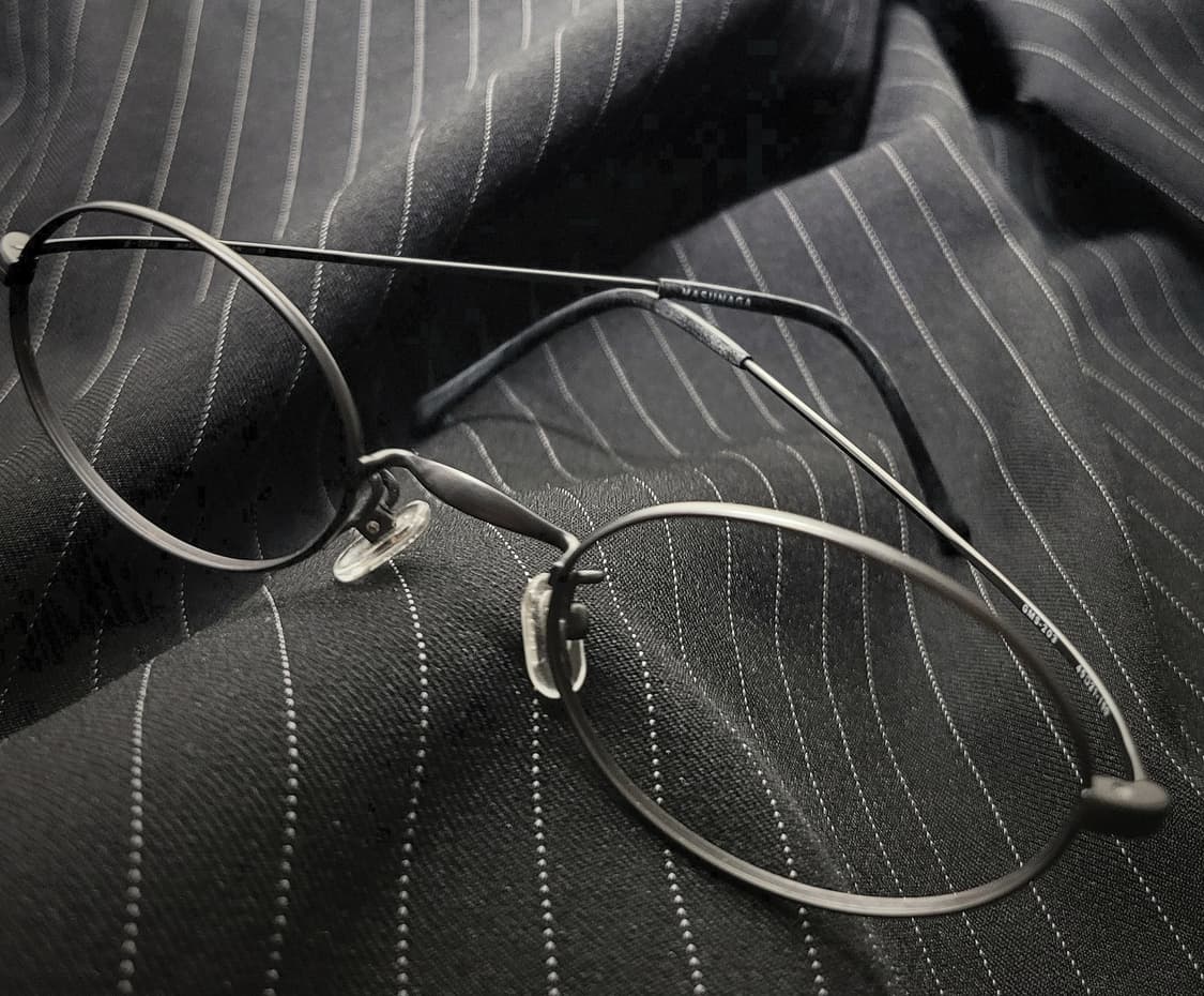 마수나가 블랙 B 티탄 안경 상품이미지2