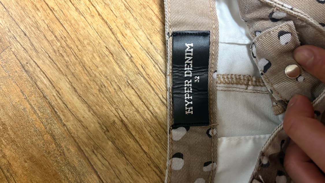 하이퍼데님 카모 플레어팬츠 상품이미지3