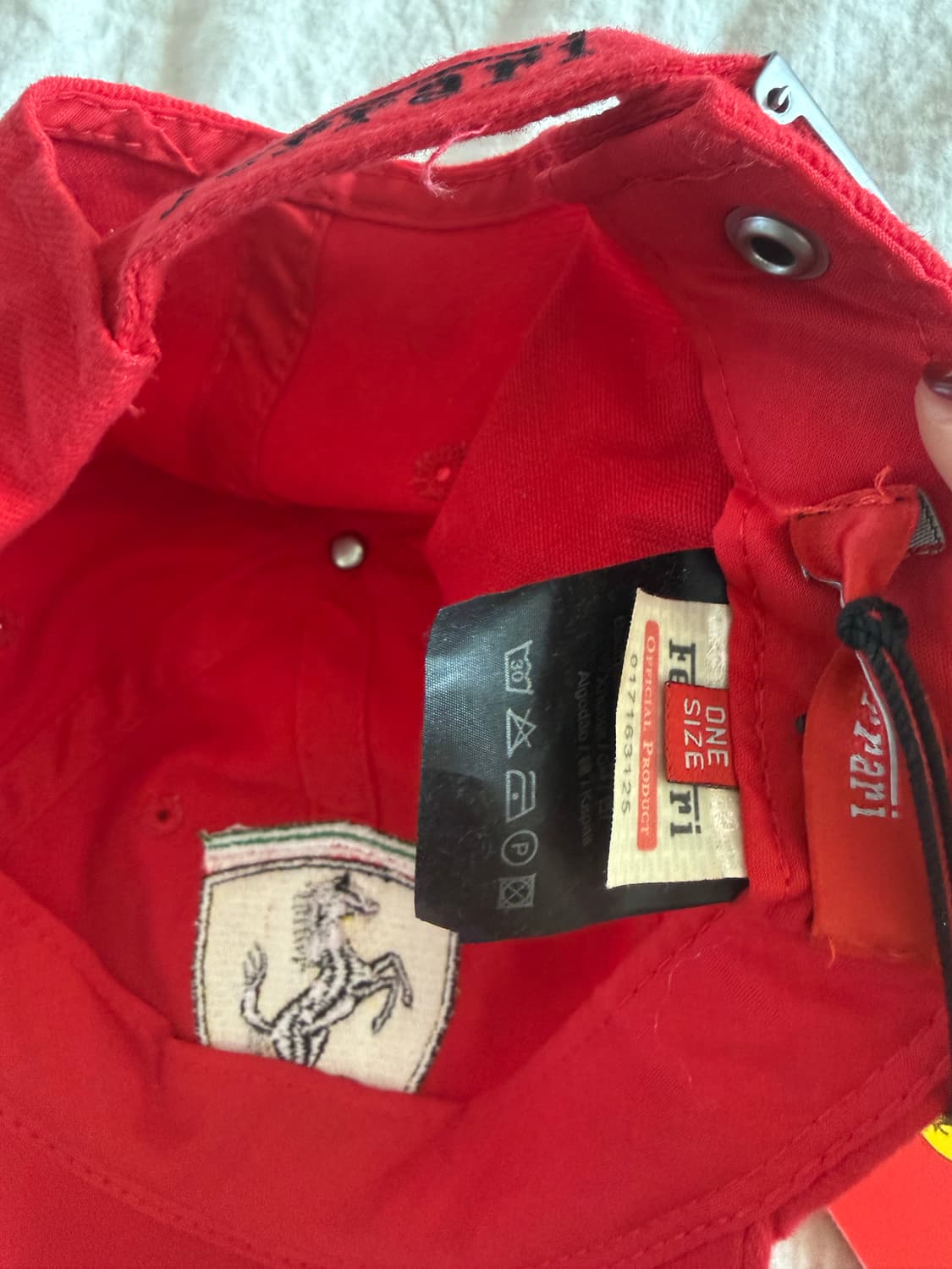 페라리 빈티지 레이싱 캡 새상품 상품이미지3