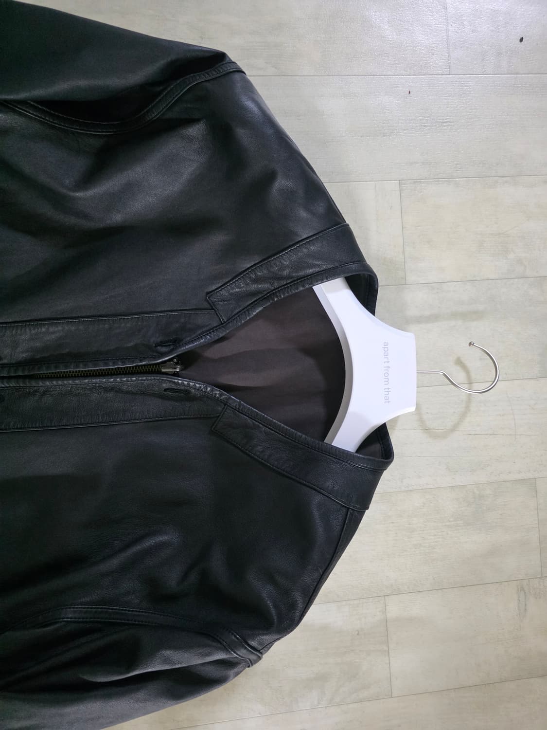 이얼즈어고 리버서블 레더 카라리스 자켓 3사이즈 상품이미지3