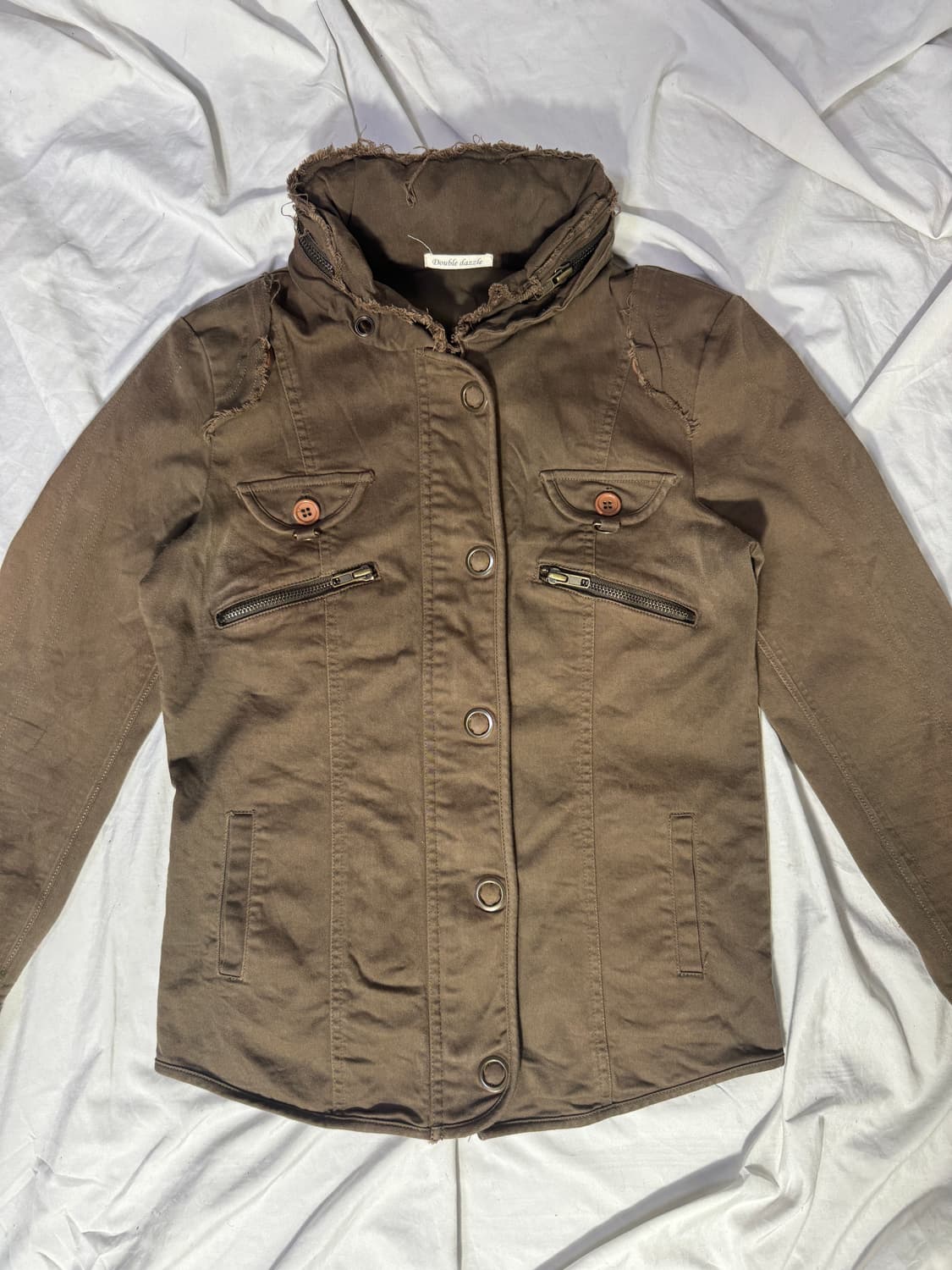 Double dazzle 보노 밀리터리 자켓 y2k lgb goa 상품이미지6