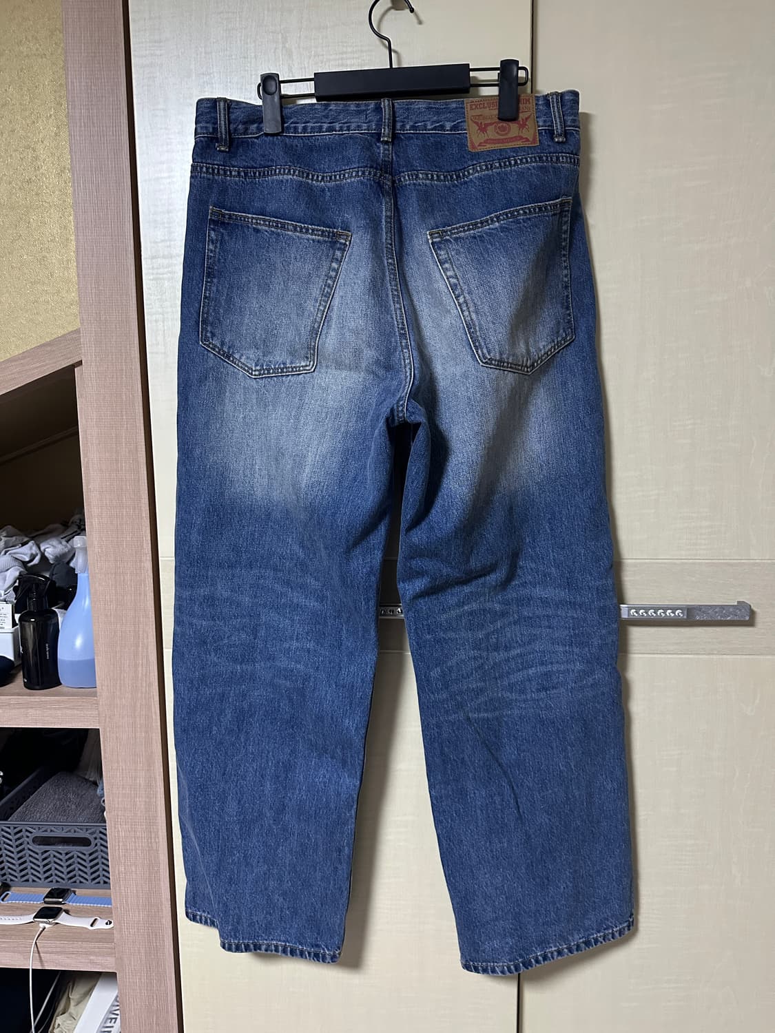 DNSR 헤리티지 스트레이트 데님 팬츠 블루 XL 상품이미지3