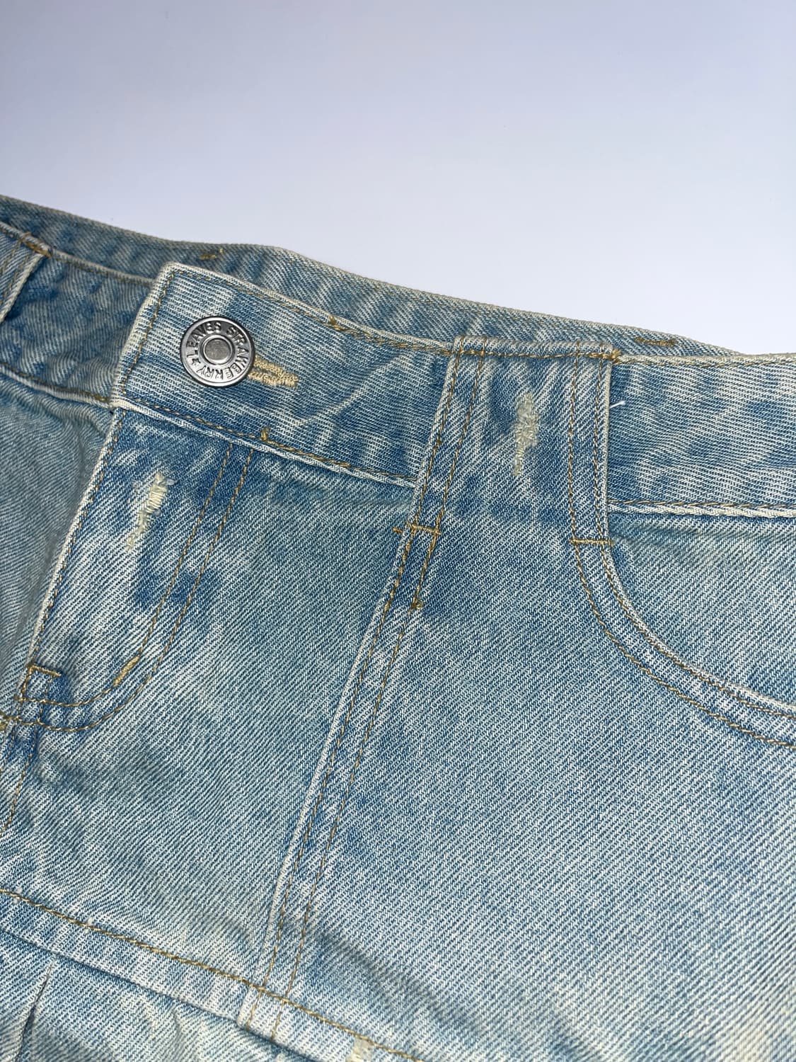 onmyown denim pleated skirt 상품이미지2