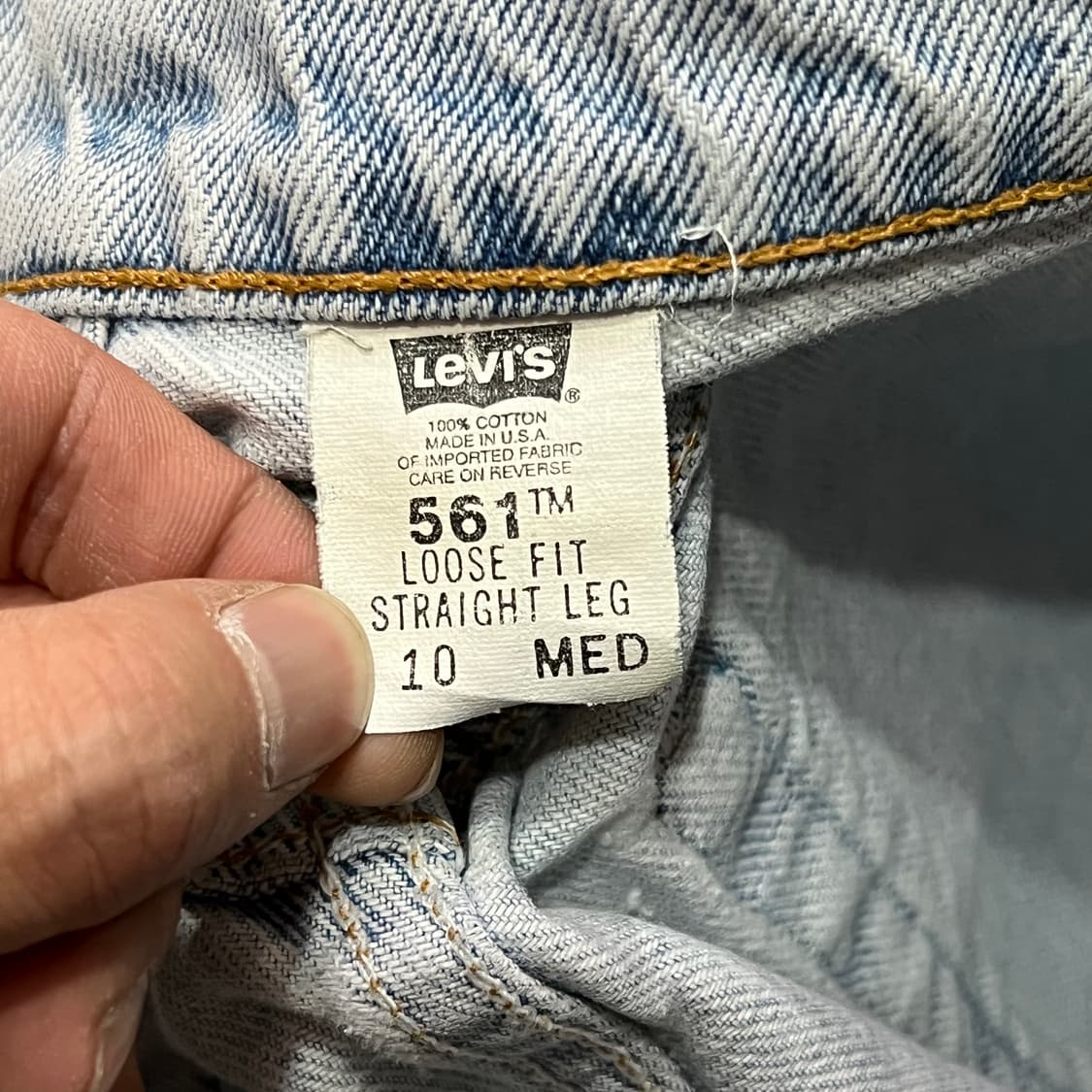  USA 리바이스 561 데님 팬츠 y14802 상품이미지7