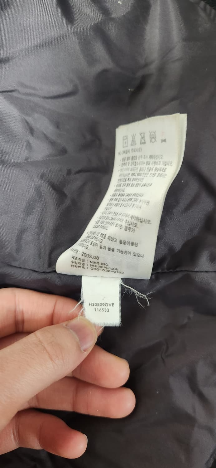 유벤투스 03-04 나이키 패딩 블랙 푸퍼 자켓 상품이미지9