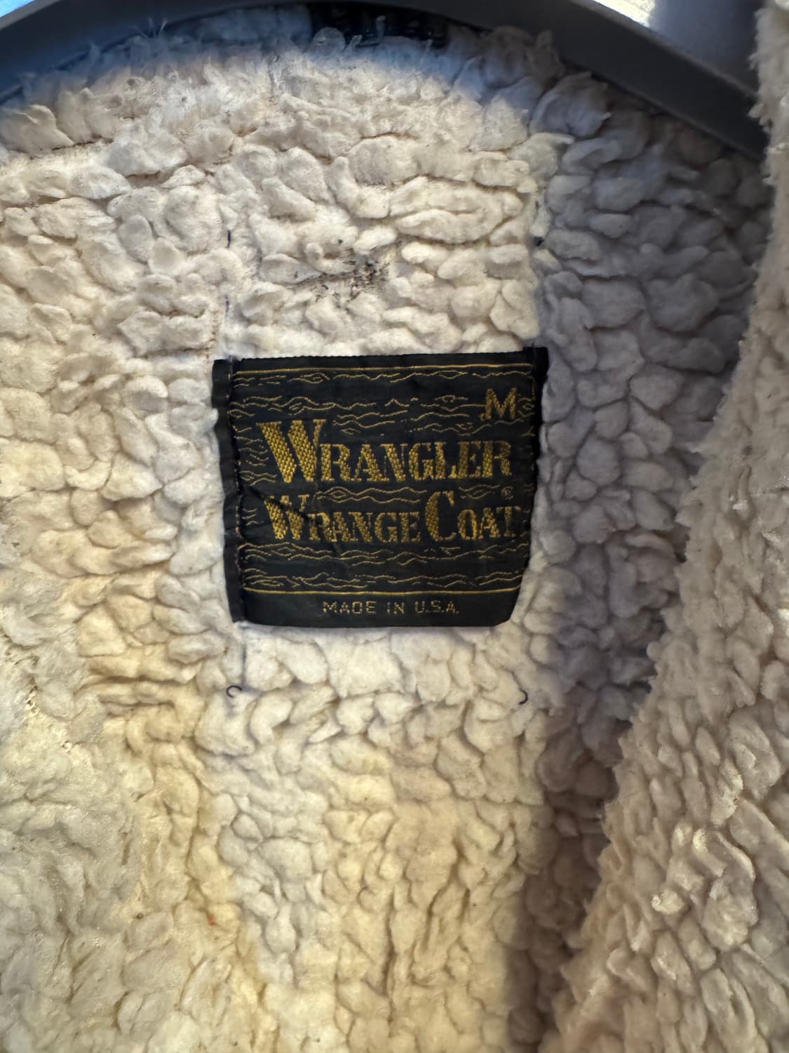 usa 빈티지 랭글러 데님 쉐르파 (양털) 자켓 "M" (406) 상품이미지3