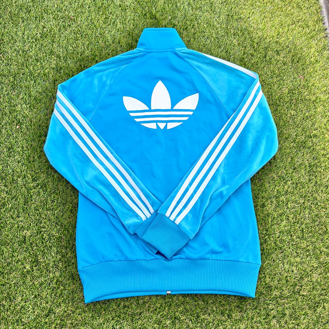 아디다스 벨벳 스카이 블루 트래탑 져지(S) 상품이미지2