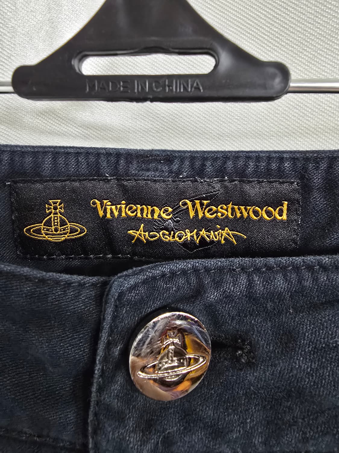 비비안웨스트우드 블랙 데님 팬츠 (1884) 상품이미지3