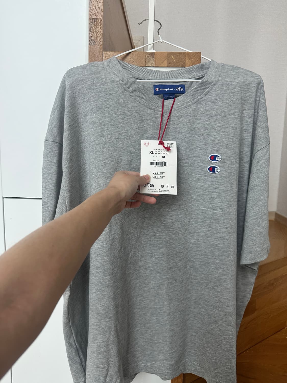 자라 챔피온 콜라보 XL 상품이미지3
