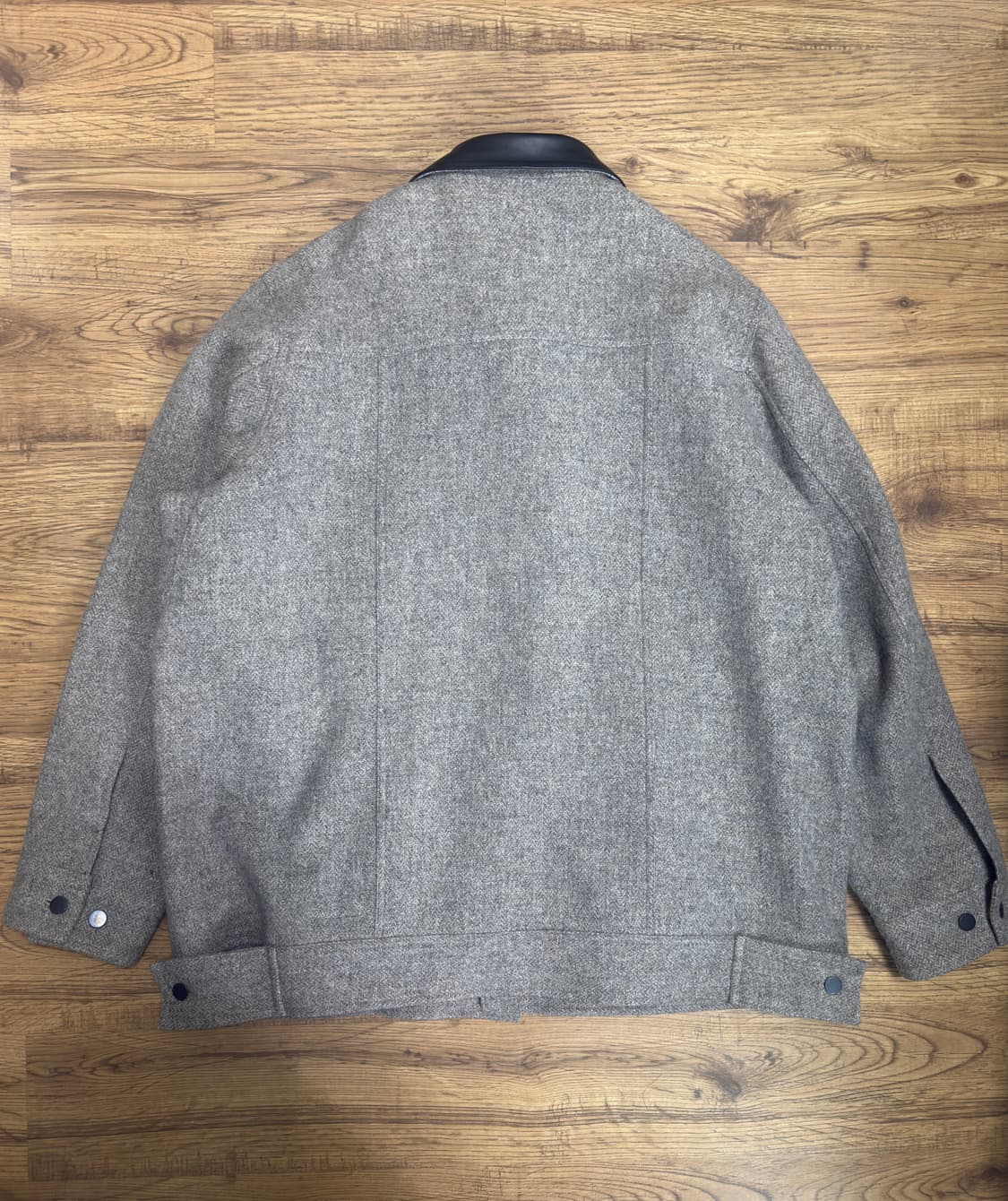 알렌느 하프 울 워크 자켓 베이지 (2) 상품이미지4