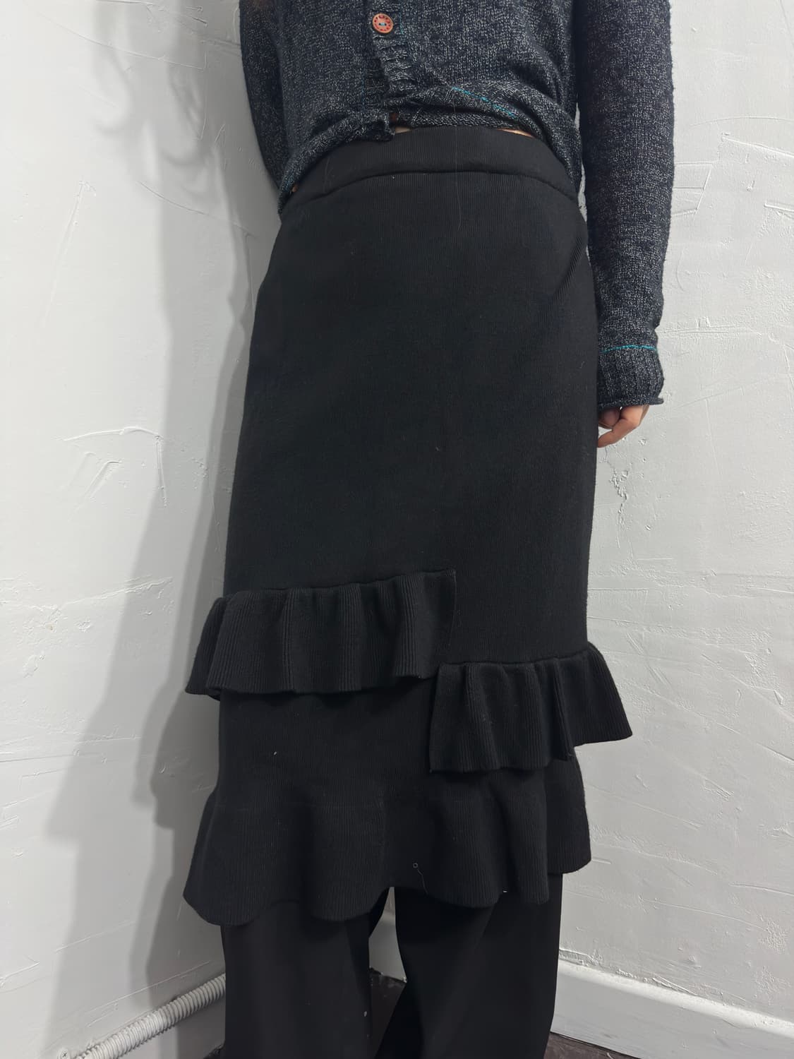 frill detail midi skirt 상품이미지4