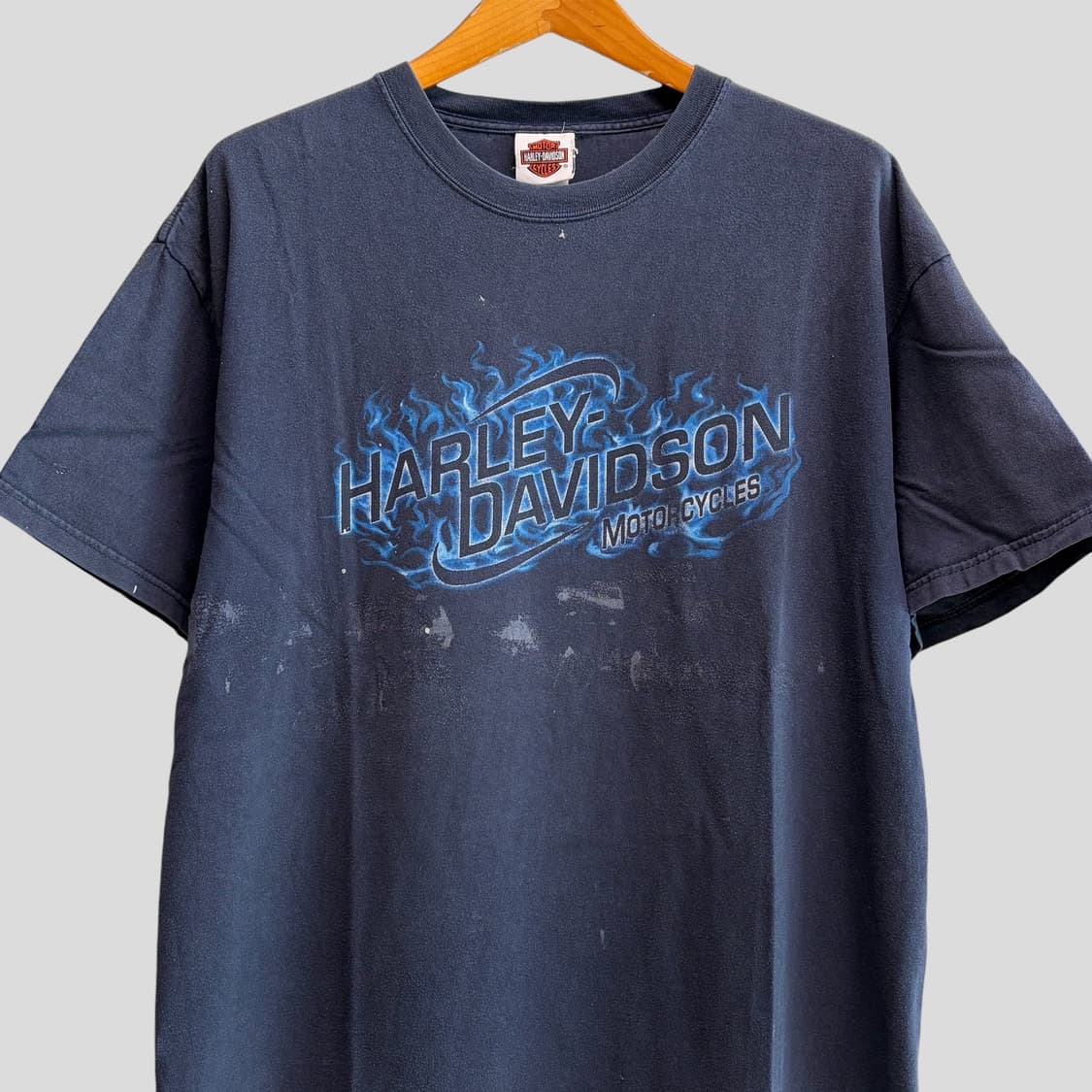 (XL)할리데이비슨 플레임 반팔 티셔츠 상품이미지2