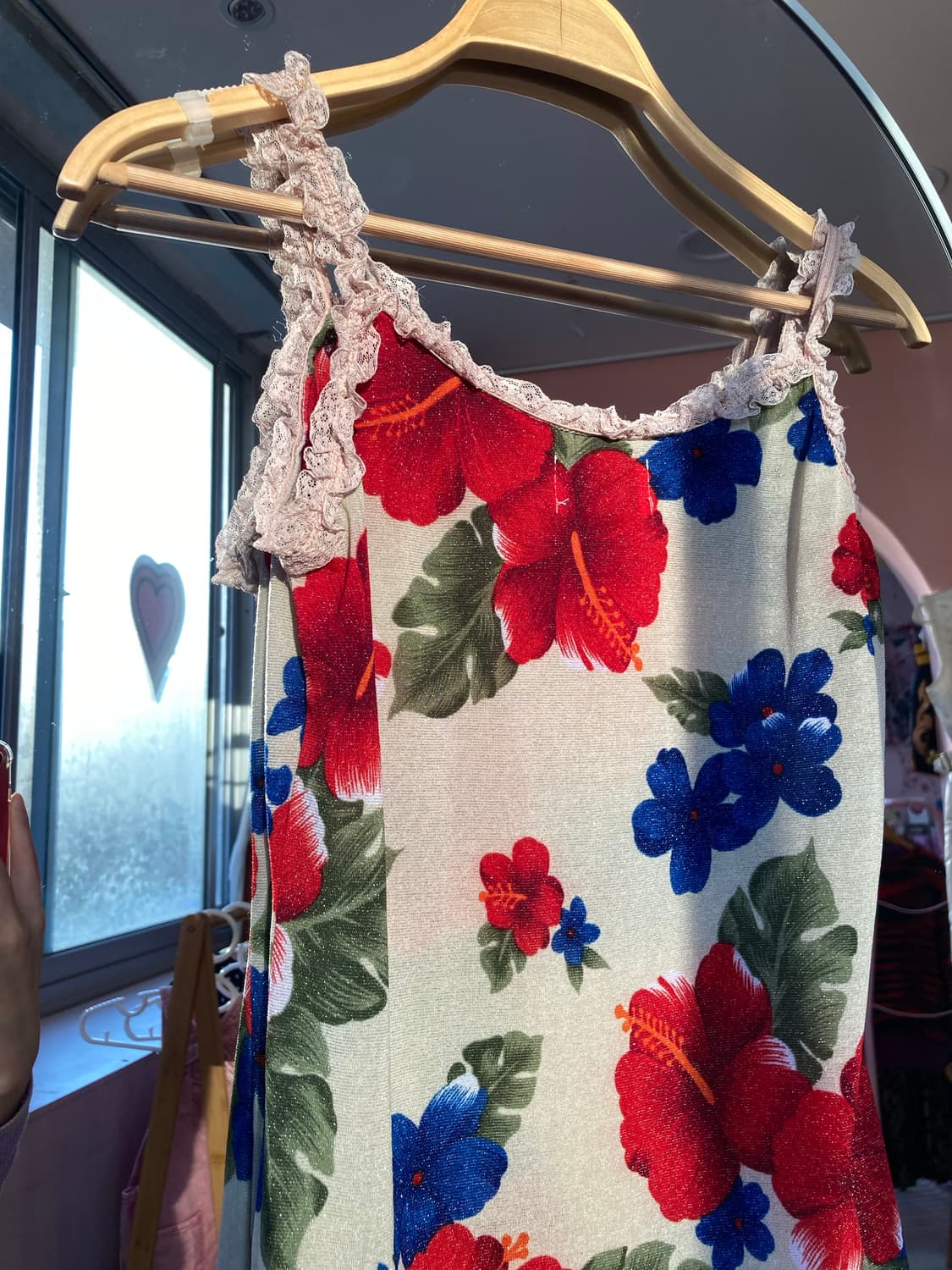 플라워 레이스 슬리브리스 상품이미지7