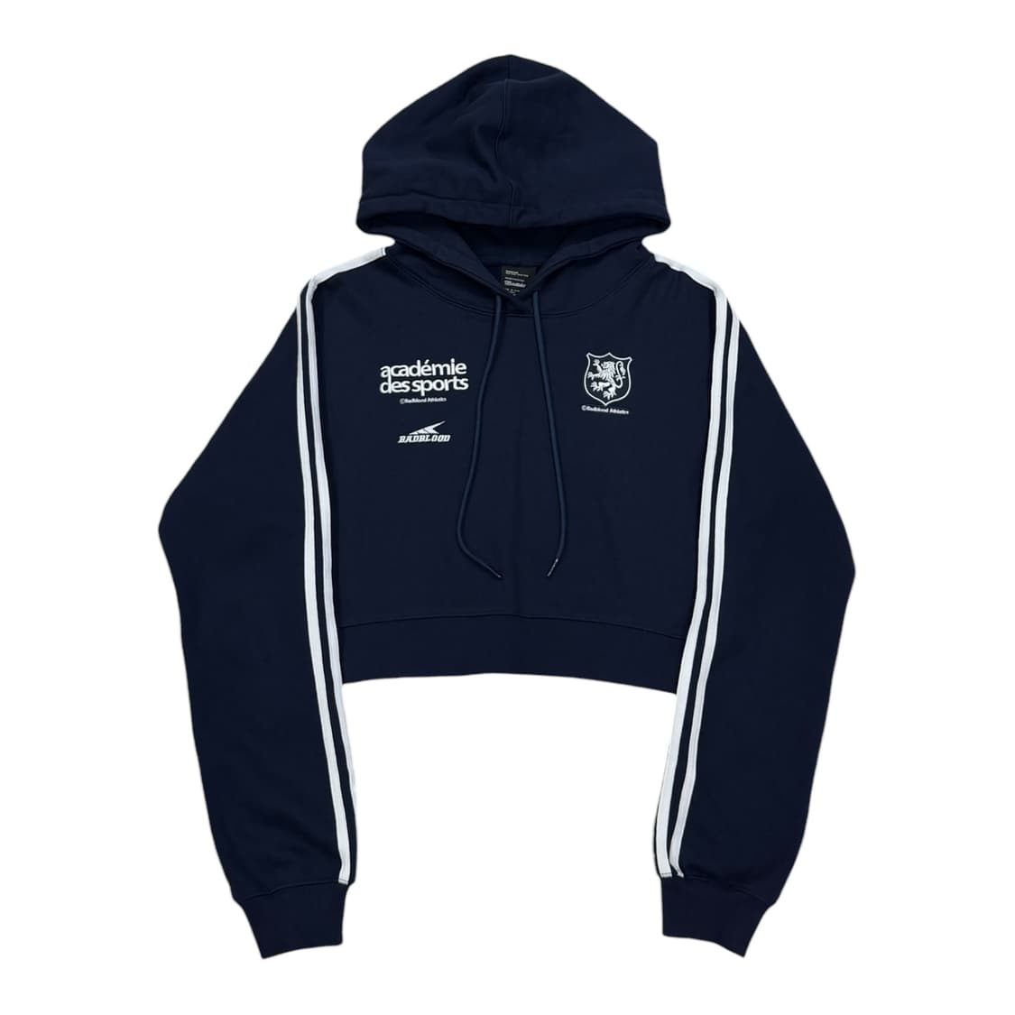 배드블러드 ADS 빈티지 크롭 후드티 네이비 M 상품이미지1