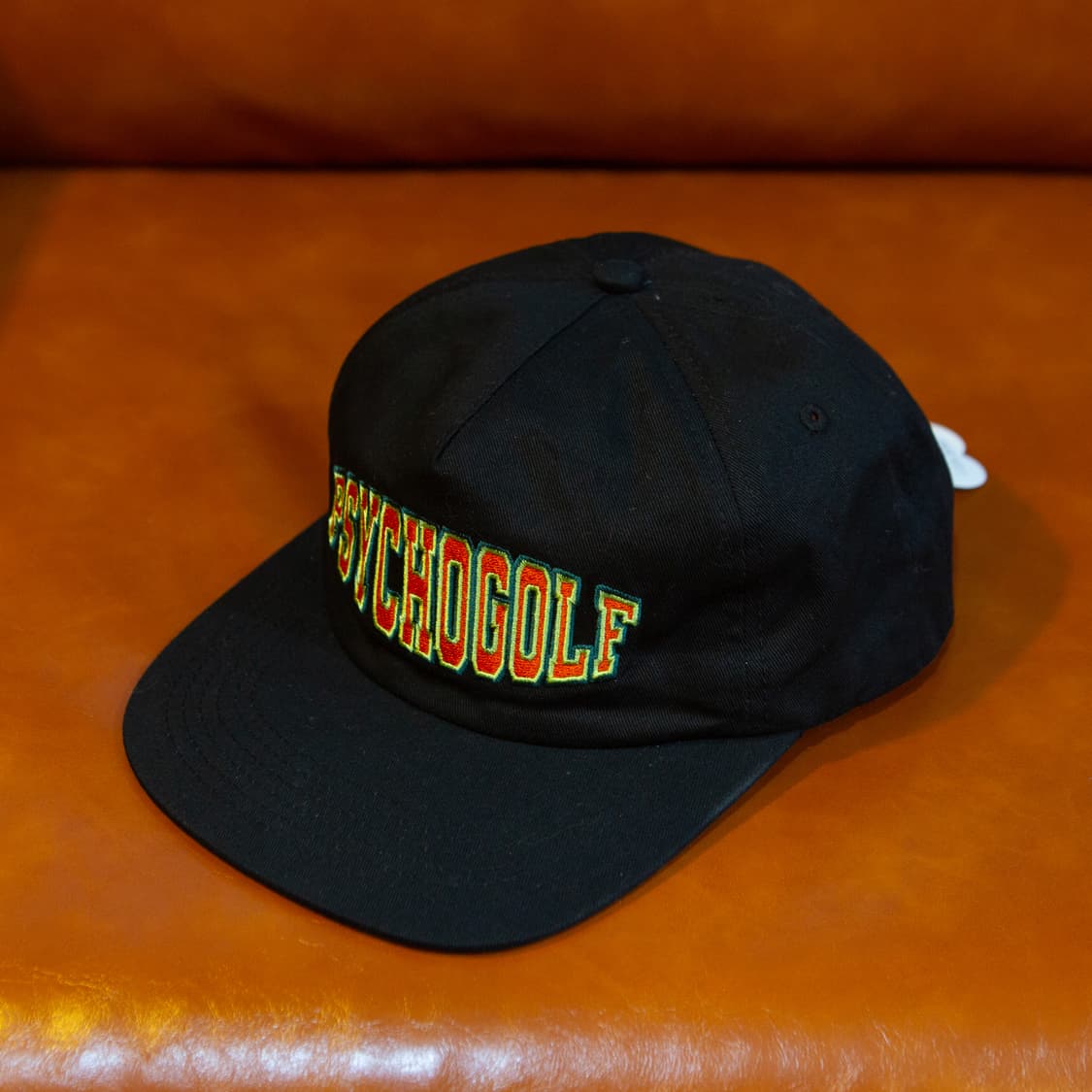 골프왕 PSYCHOGOLF 로고 캡 블랙 상품이미지2
