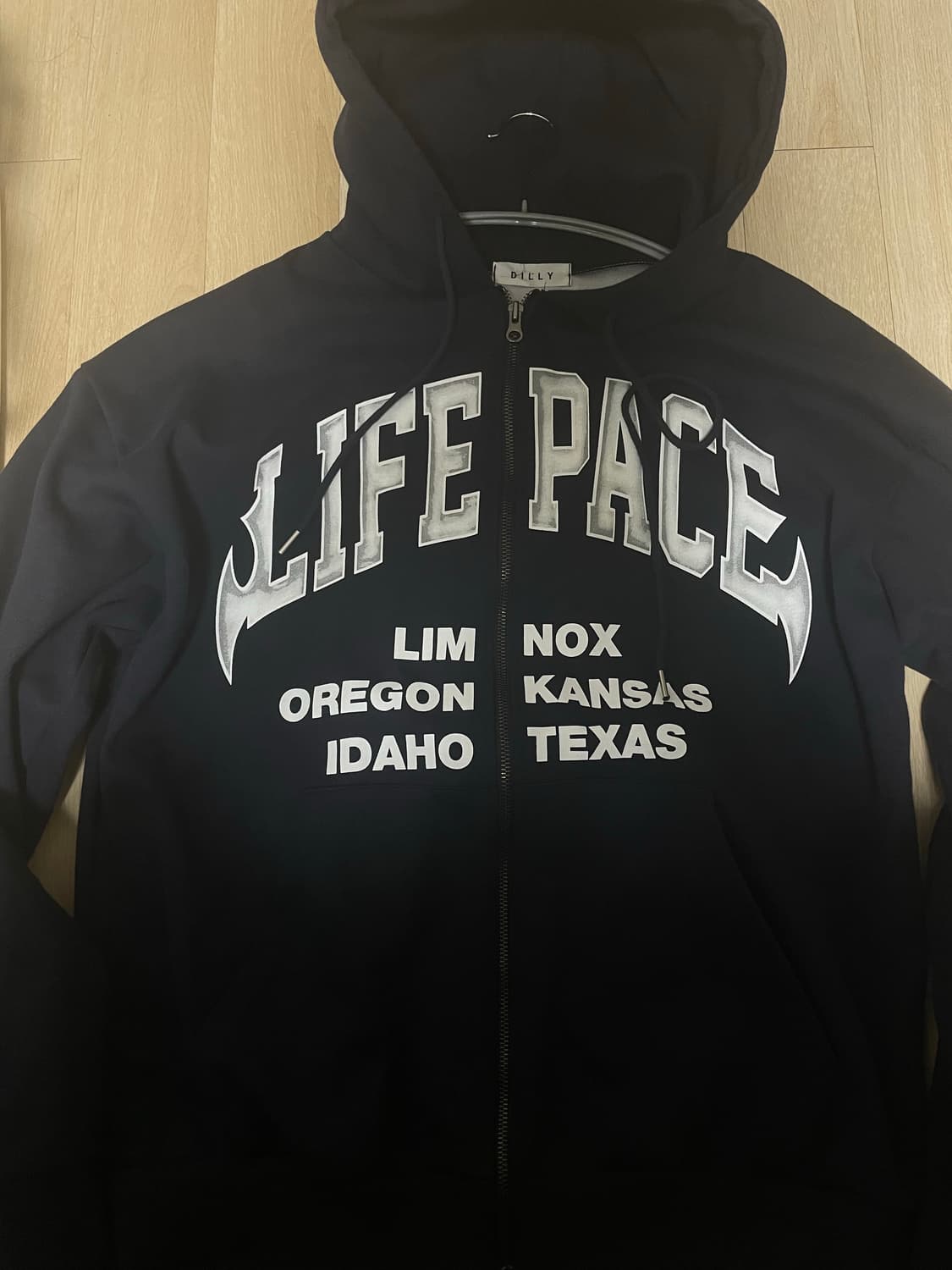 Life pace 후드 집업 상품이미지1