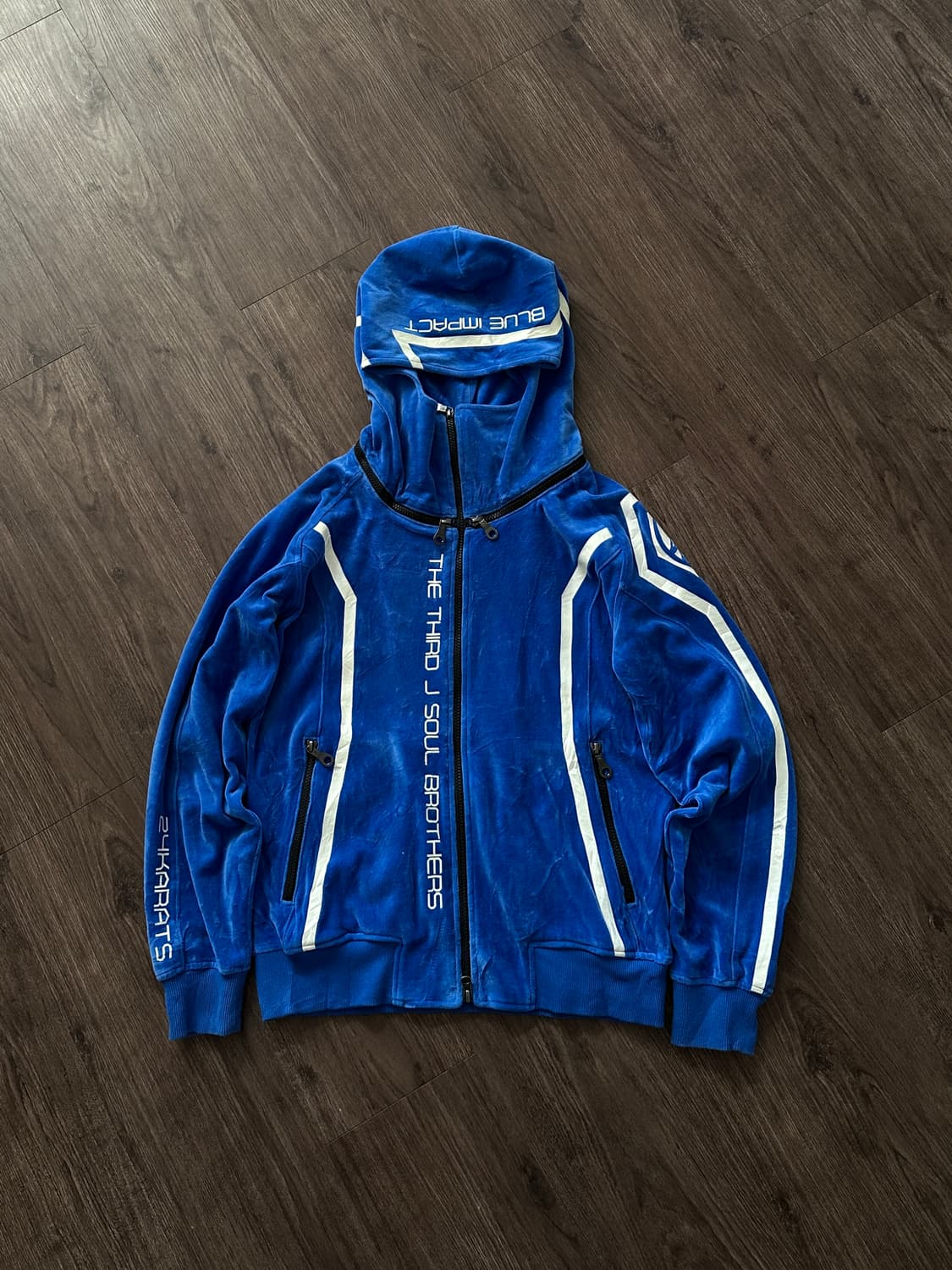 Exile Tribe 4-절개 후드 집업 상품이미지6