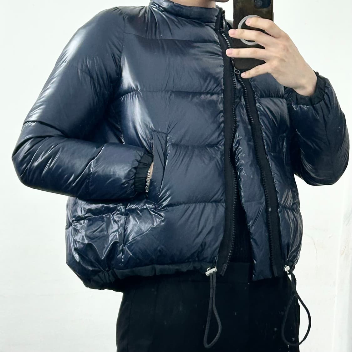 사카이 구스다운 사선 패딩 상품이미지3