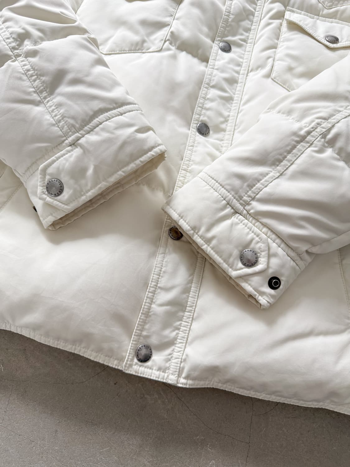 Polo Ralph Lauren White Down Jacket 상품이미지5