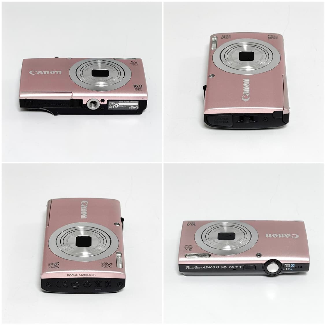 캐논 파워샷 A2400 IS 베이비핑크 빈티지디카 상품이미지4