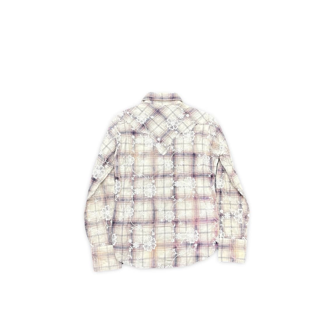 (90)JPN플라워자수웨스턴셔츠 상품이미지2