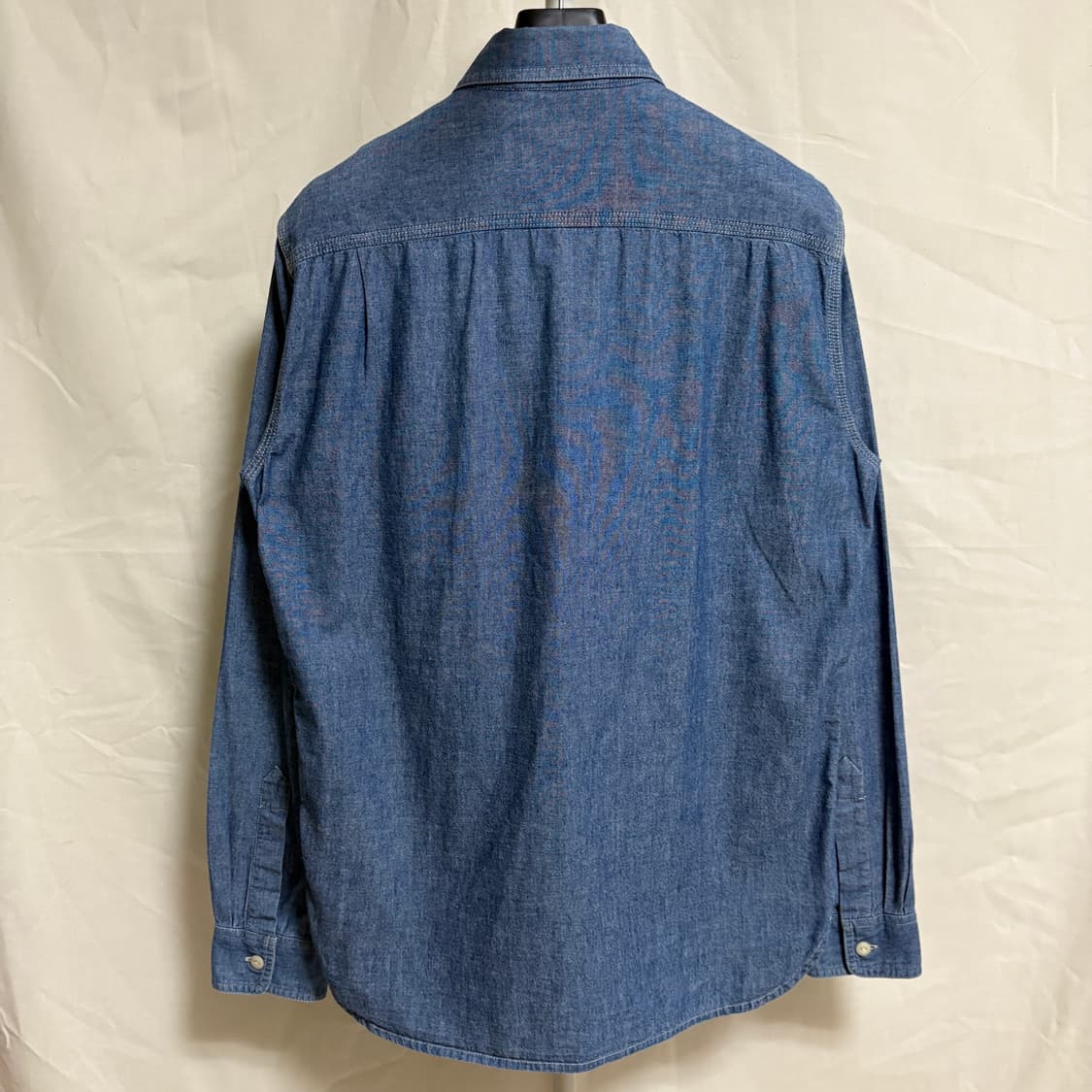 폴로 데님앤서플라이 셀비지 샴브레이 셔츠 / 블루, M 상품이미지7
